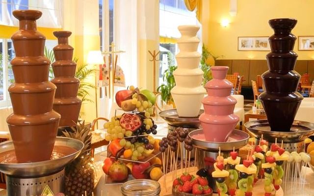 Festa della fontana di cioccolato