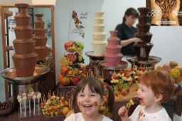 Festa della fontana di cioccolato