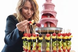 Festa della fontana di cioccolato